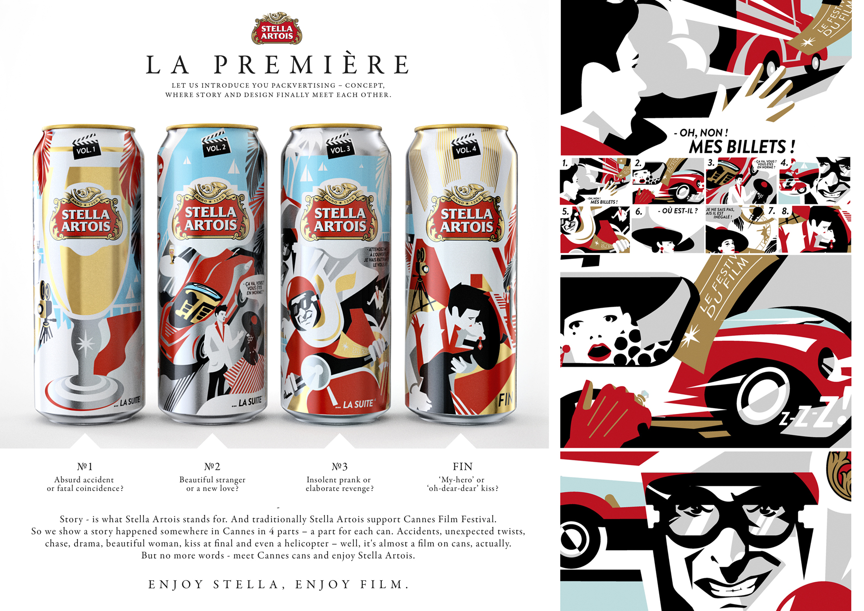 Stella Artois Film Festival Cans