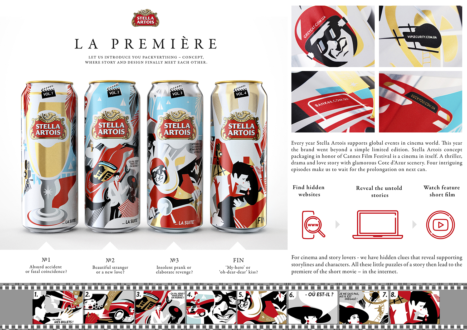 Stella Artois Film Festival Cans